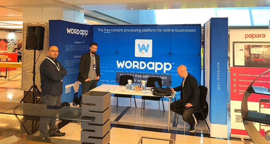 wordapp crossborder summit booth