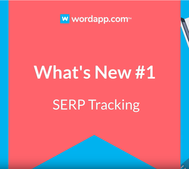 What's New #1 - SERP Tracking