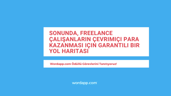 freelance çalışarak para kazanmanın yolu